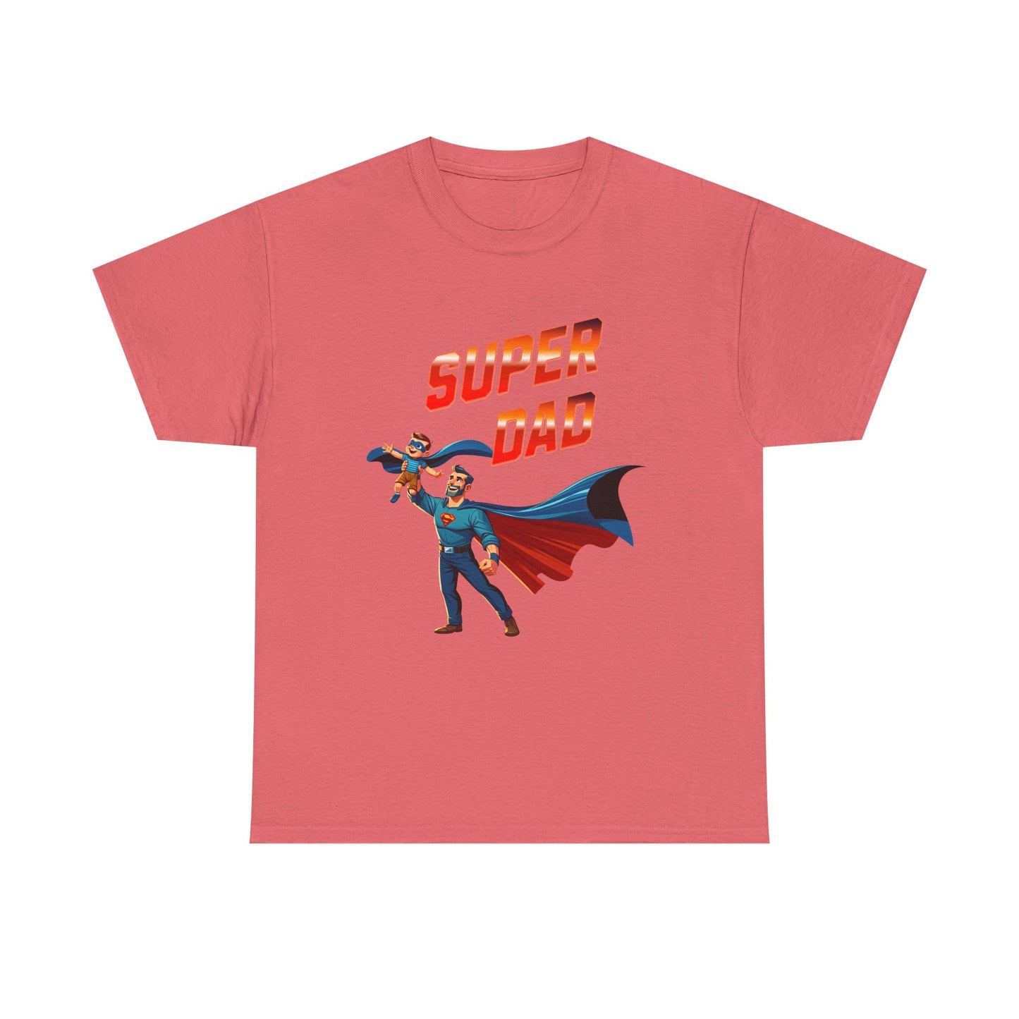 Super Dad Unisex Heavy Cotton Tee | Father's Day Gift, Dad Tee, Superhero Shirt, Birthday Gift, Unique Dad Apparel