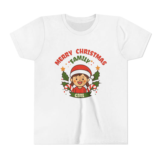Christmas Family Matching Shirt - Girl  | Holiday Toddler Tee