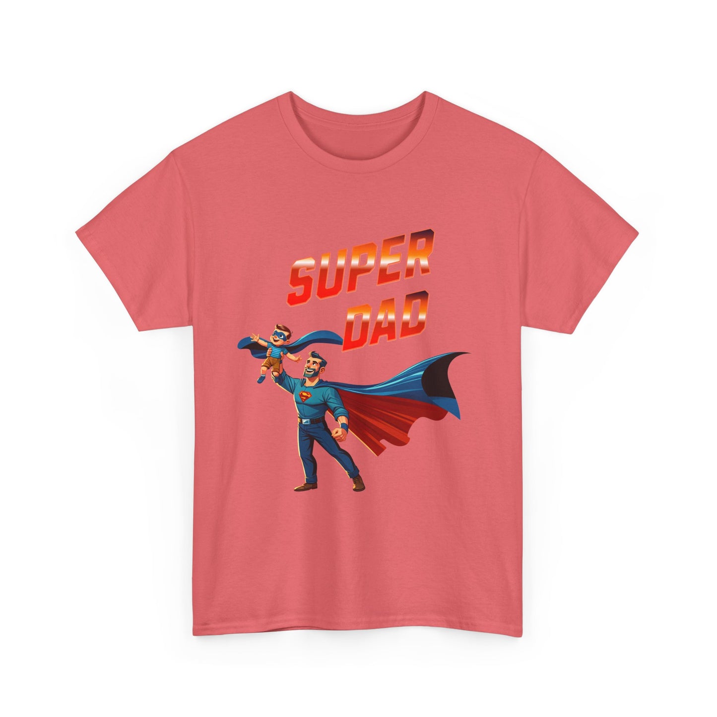 Super Dad Unisex Heavy Cotton Tee | Father's Day Gift, Dad Tee, Superhero Shirt, Birthday Gift, Unique Dad Apparel