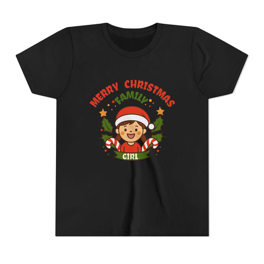 Christmas Family Matching Shirt - Girl  | Holiday Toddler Tee
